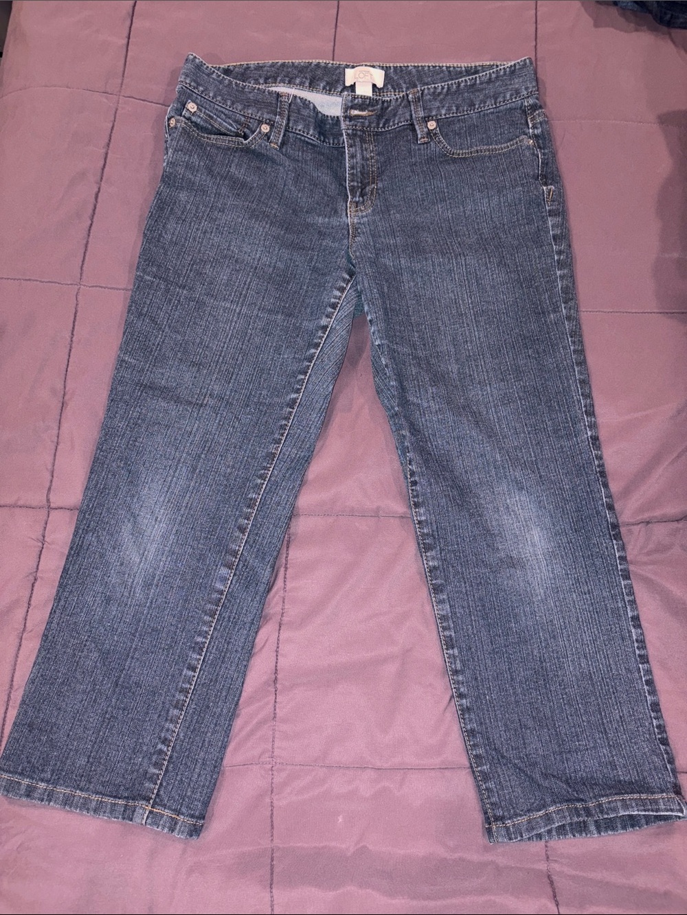 Women’s LOFT crop Jean Size 8